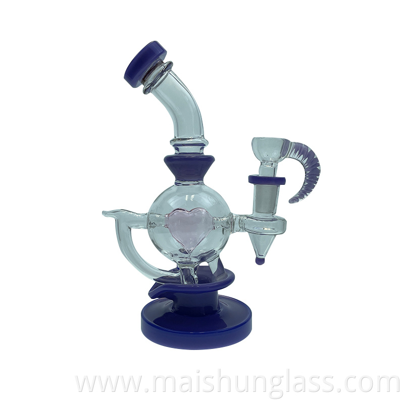 Glass smoking set